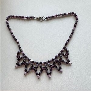 Beaded handmade Renaissance festival necklace